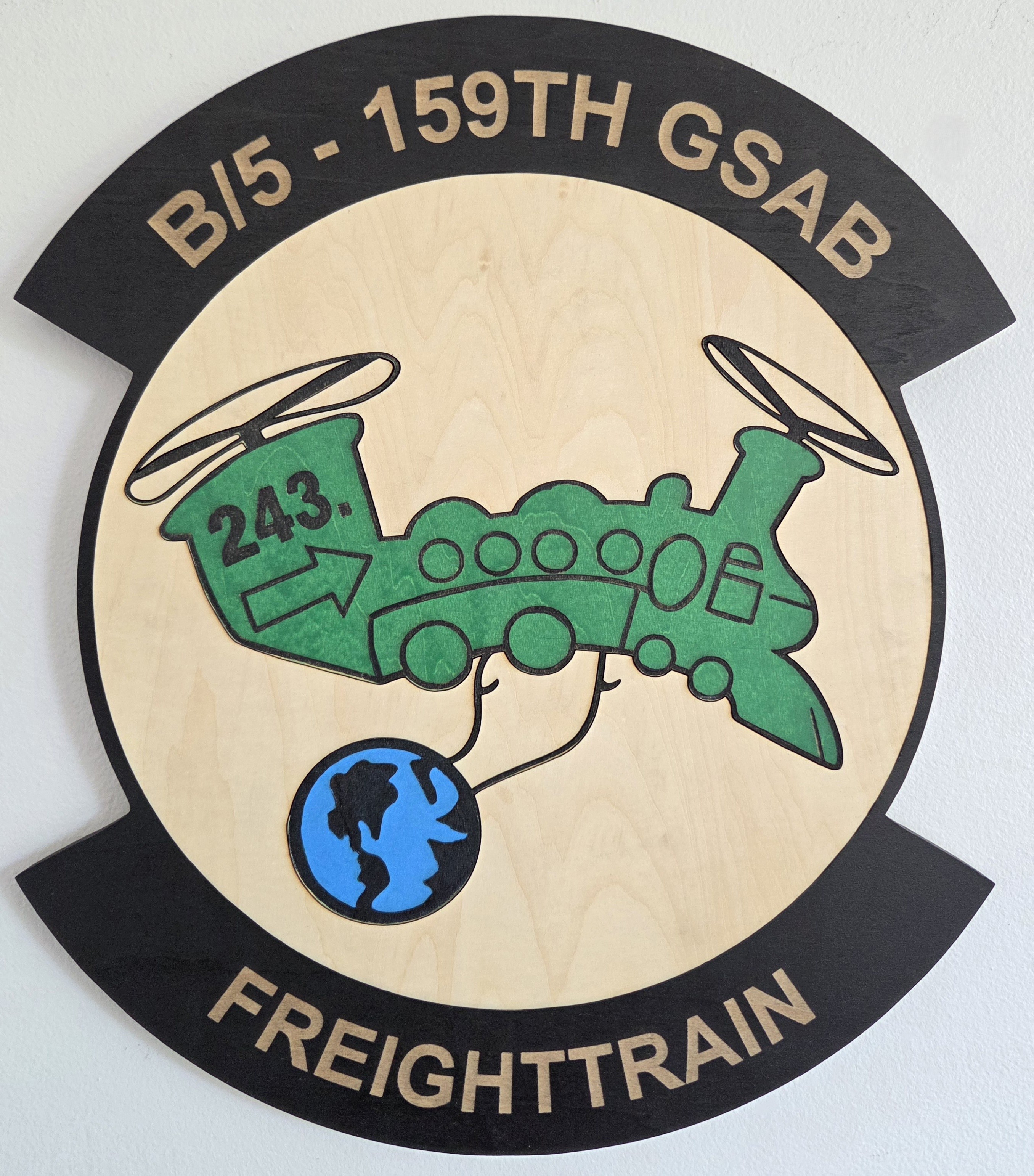 Freighttrain Chinook unit plaque